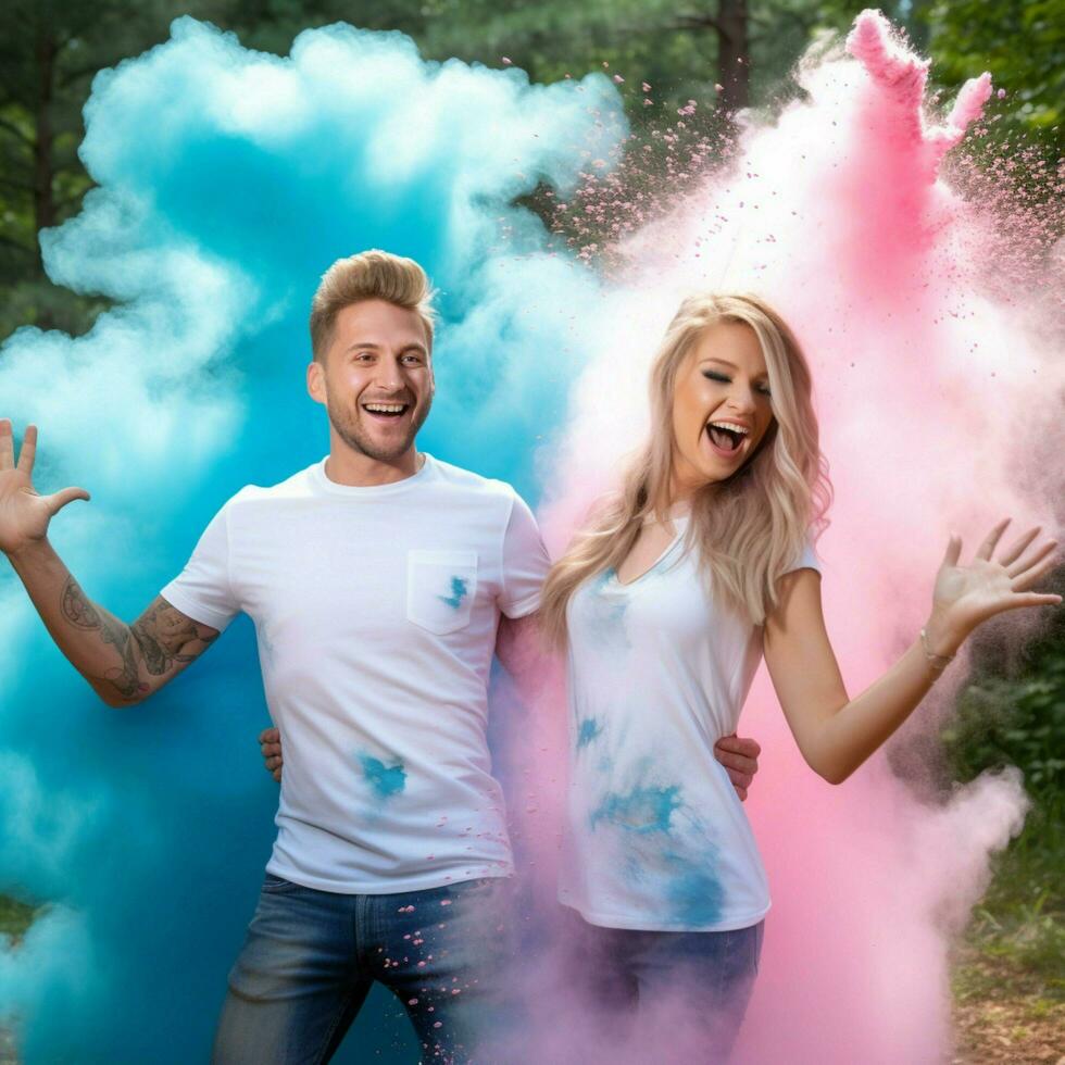 gender reveal high quality 4k hdr photo