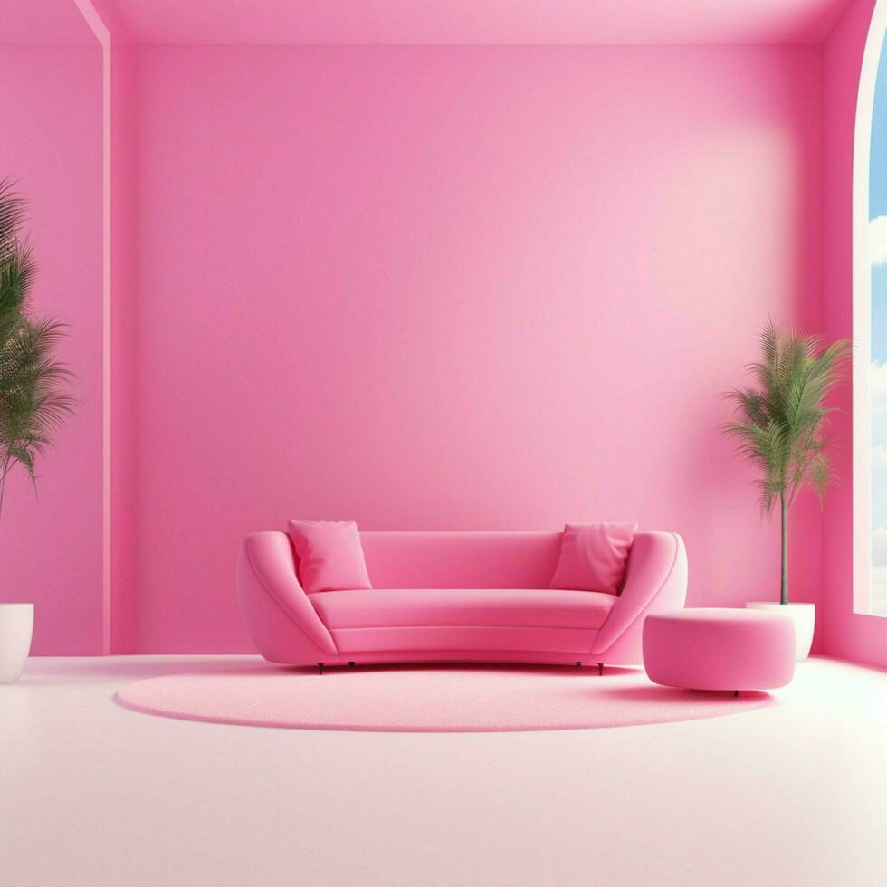 hot pink Minimalist wallpaper high quality 4k hdr photo