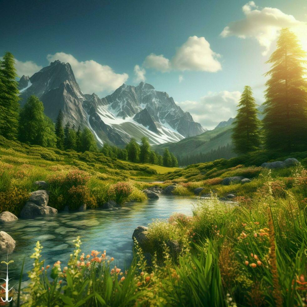 nature high quality 4k hdr photo
