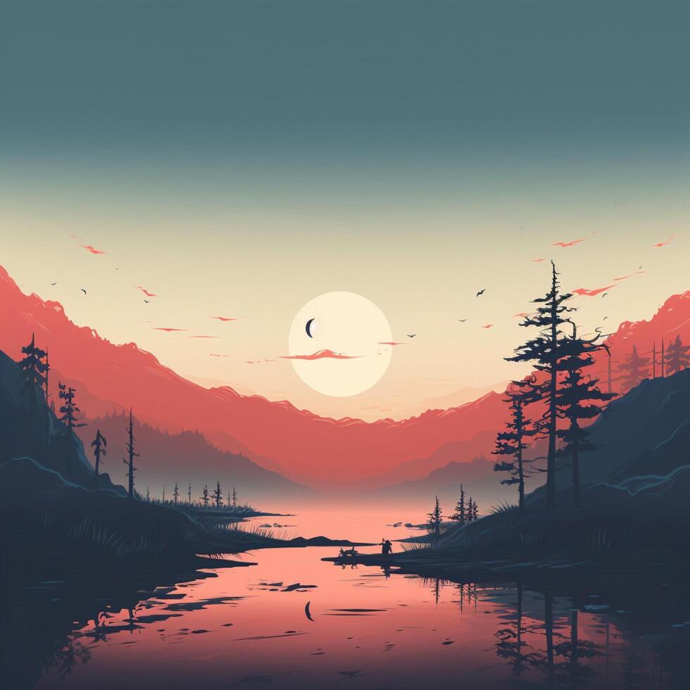 olden Minimalist wallpaper high quality 4k hdr 30697912 Stock Photo at