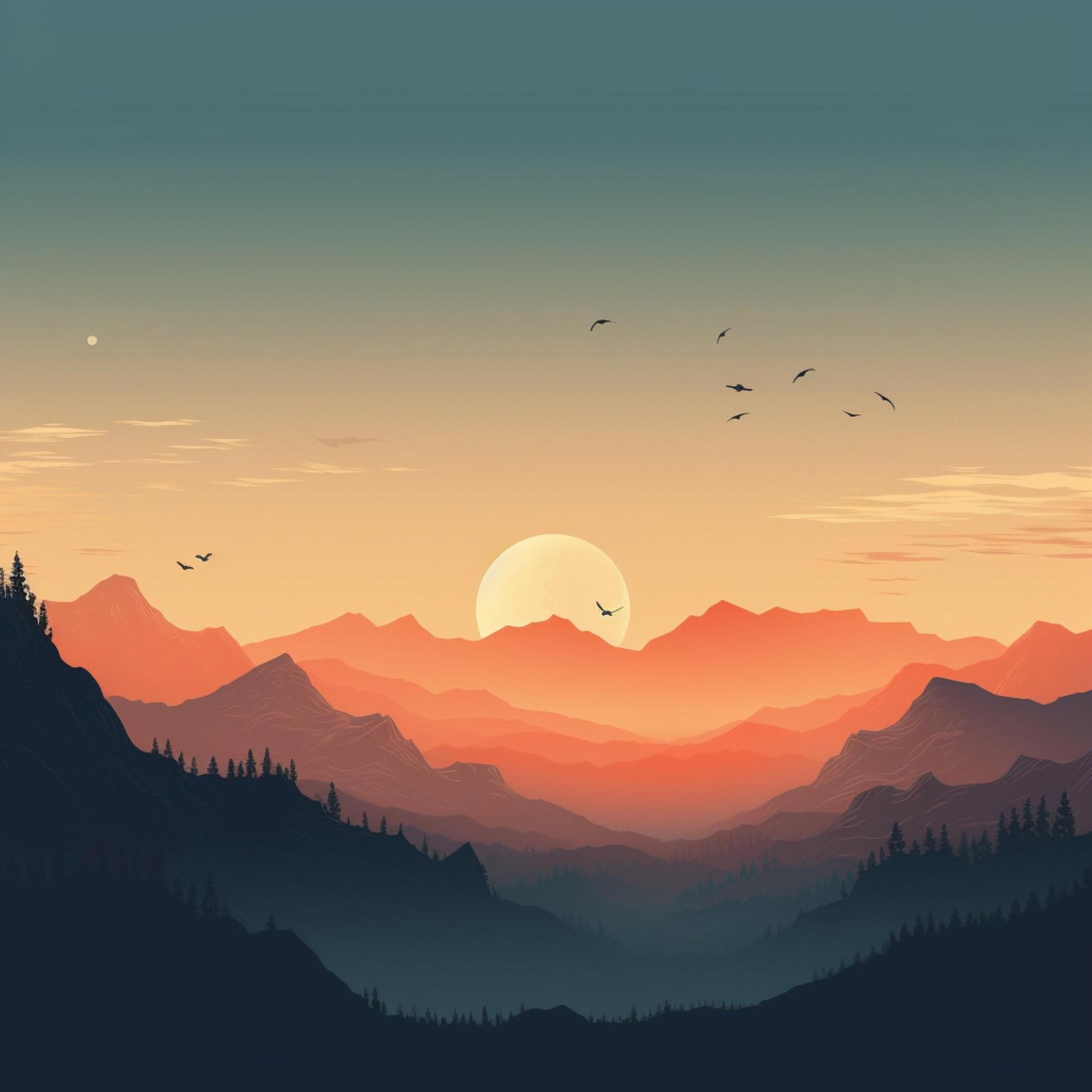 olden Minimalist wallpaper high quality 4k hdr 30697976 Stock Photo at