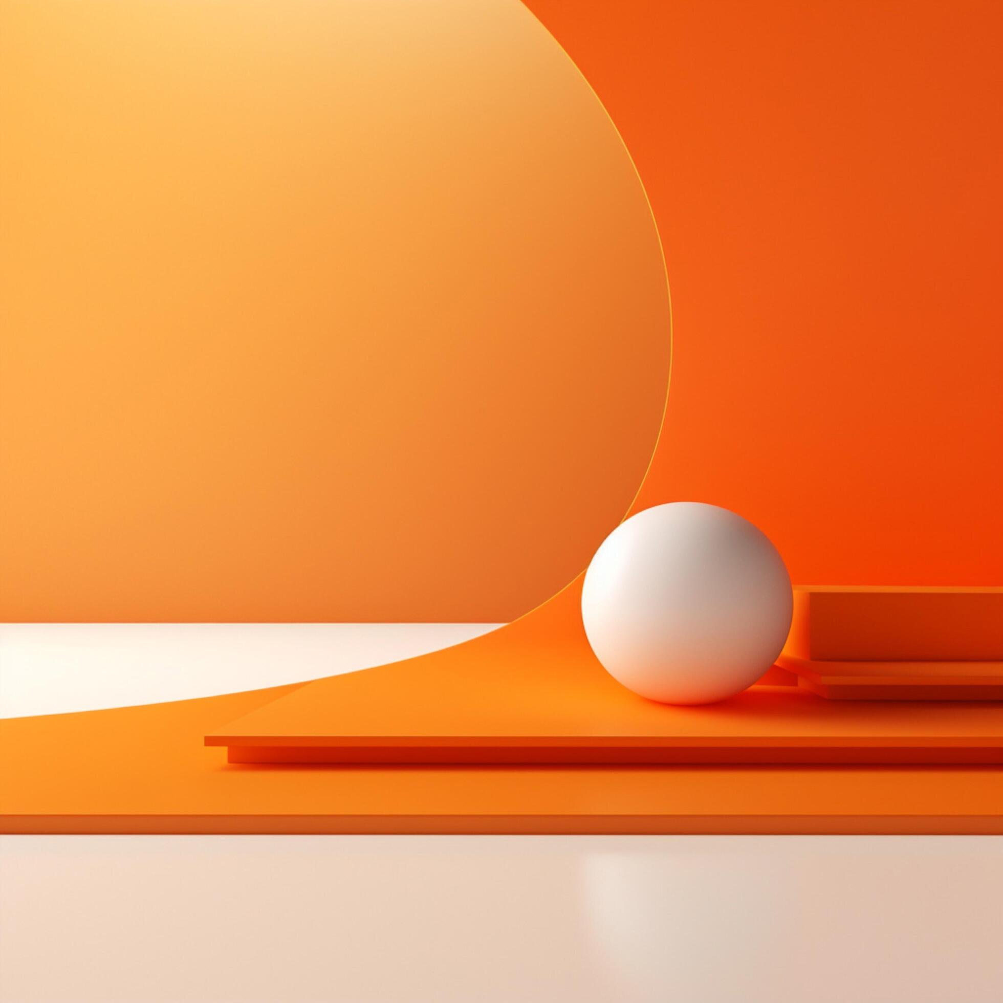 orange Minimalist wallpaper high quality 4k hdr 30698108 Stock Photo at