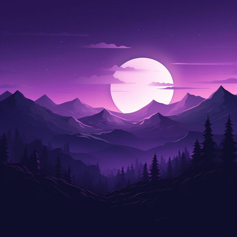 purple Minimalist wallpaper high quality 4k hdr 30698558 Stock Photo at