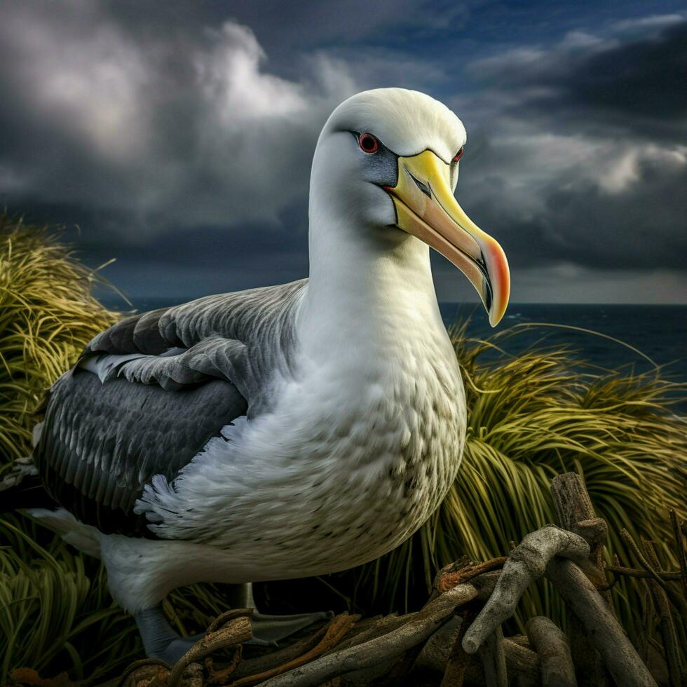 Albatross wild life photography hdr 4k photo
