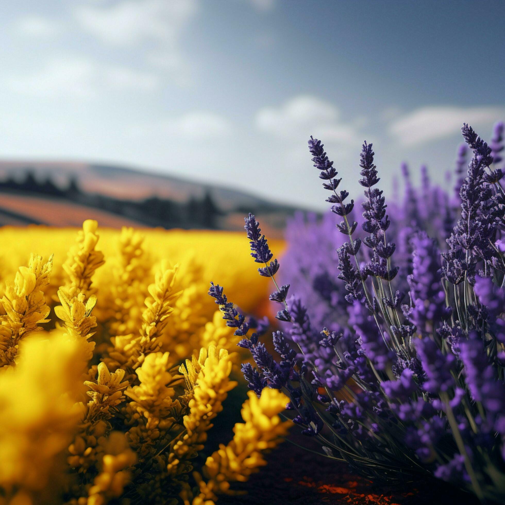lavender vs mustard yellow high quality 30700740 Stock Photo at Vecteezy