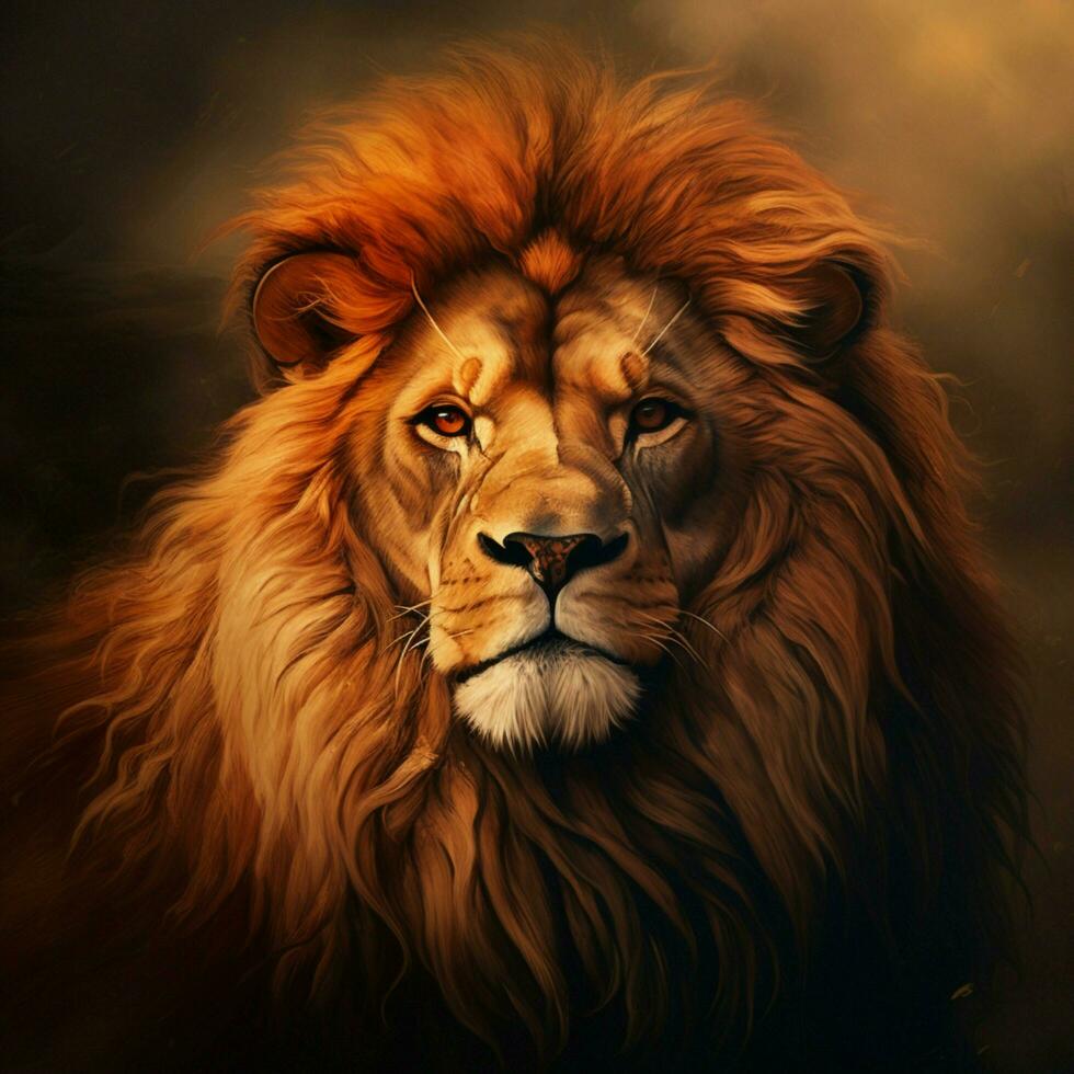 Lion background 4k photo