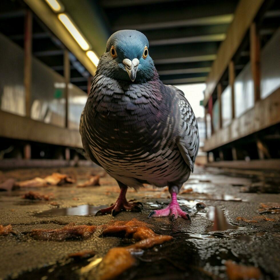 Pigeon wild life photography hdr 4k photo