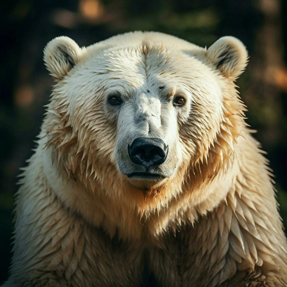 polar oso salvaje vida fotografía hdr 4k foto