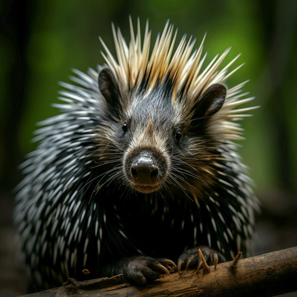 Porcupin wild life photography hdr 4k photo