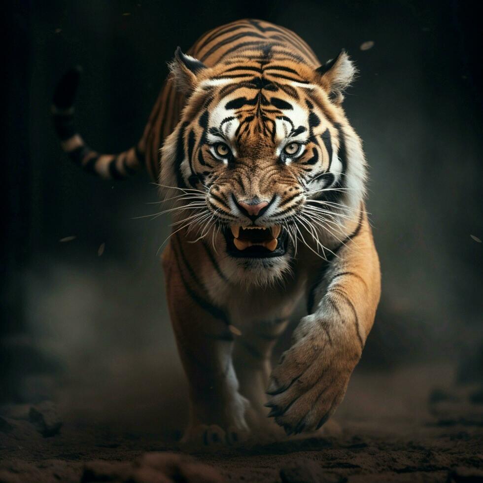 Tiger Aesthetic realistic cinematic raw epic macro photo