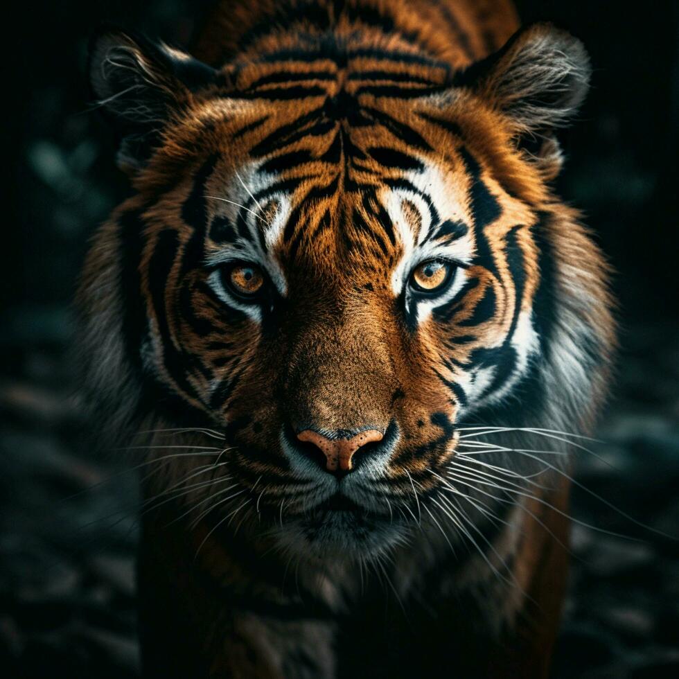 Tiger Aesthetic realistic cinematic raw epic macro photo