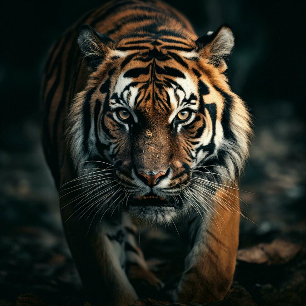 Tiger Aesthetic realistic cinematic raw epic macro photo