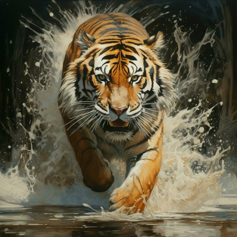 Tiger background hd photo