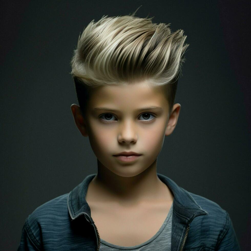 boy hair style photo