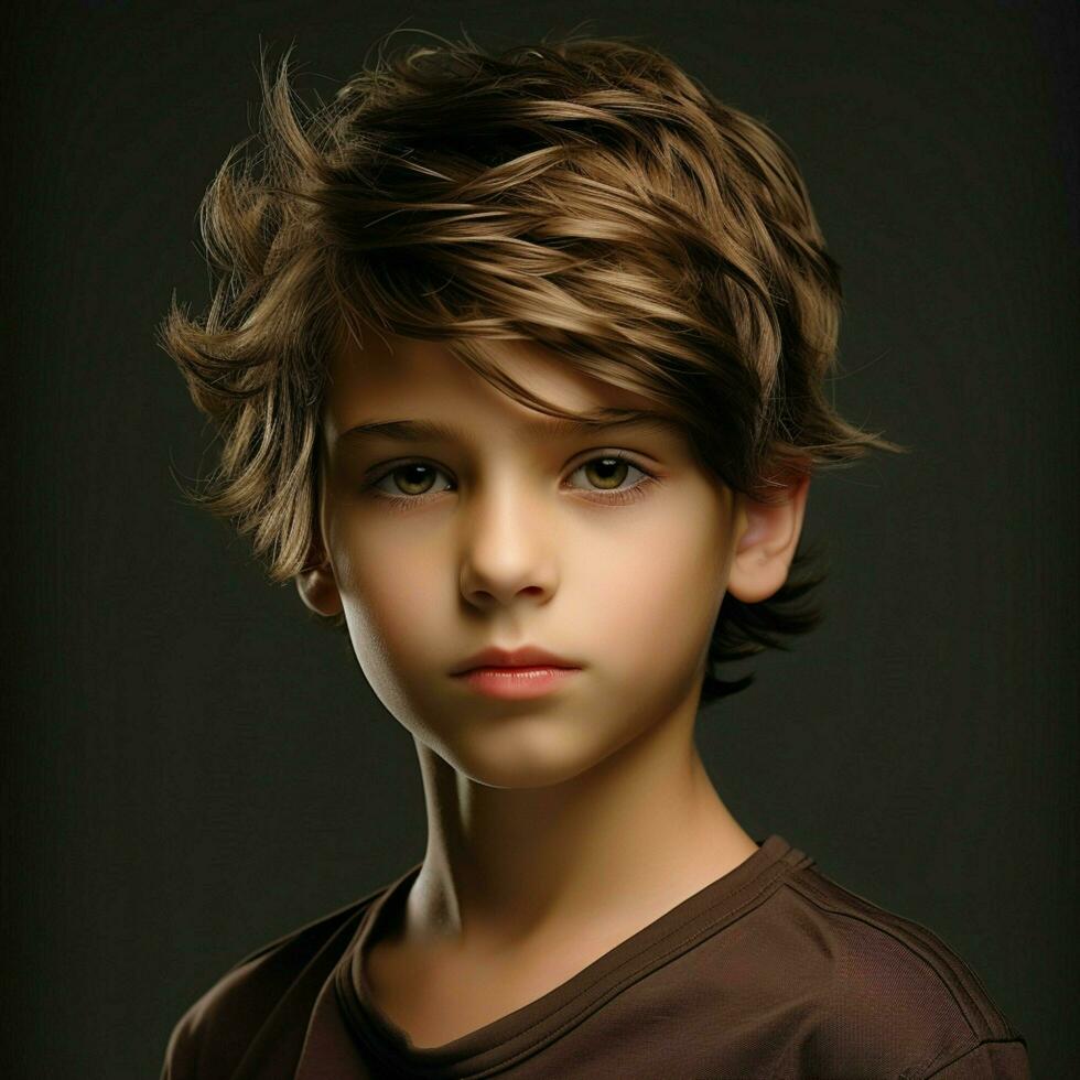 boy hair style photo