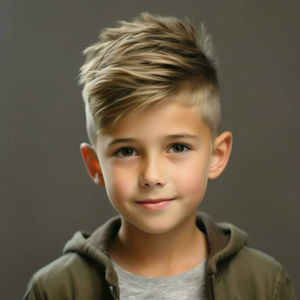 Kids Hairstyle Stock Photos, Images and Backgrounds for Free Download