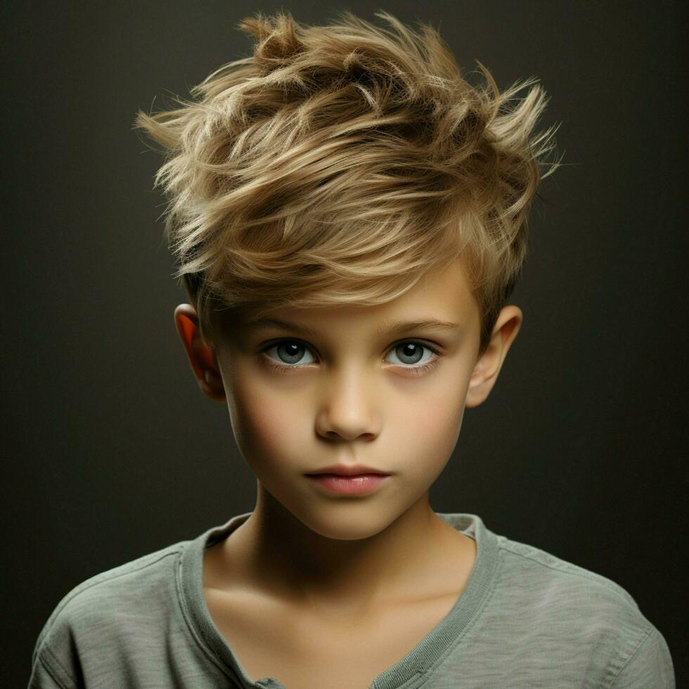 boy hair style photo