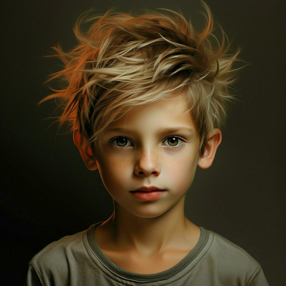 boy hair style photo