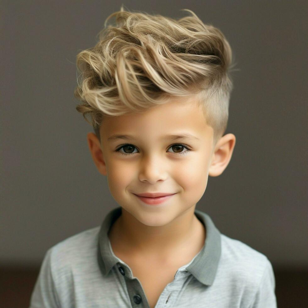 boy hair style photo