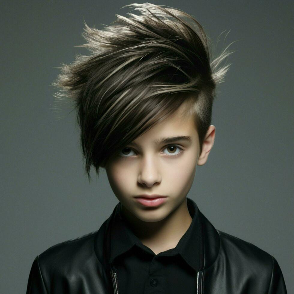 boy hair style photo