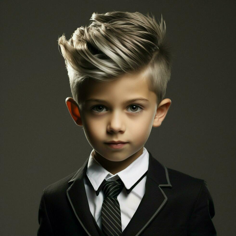 boy hair style photo