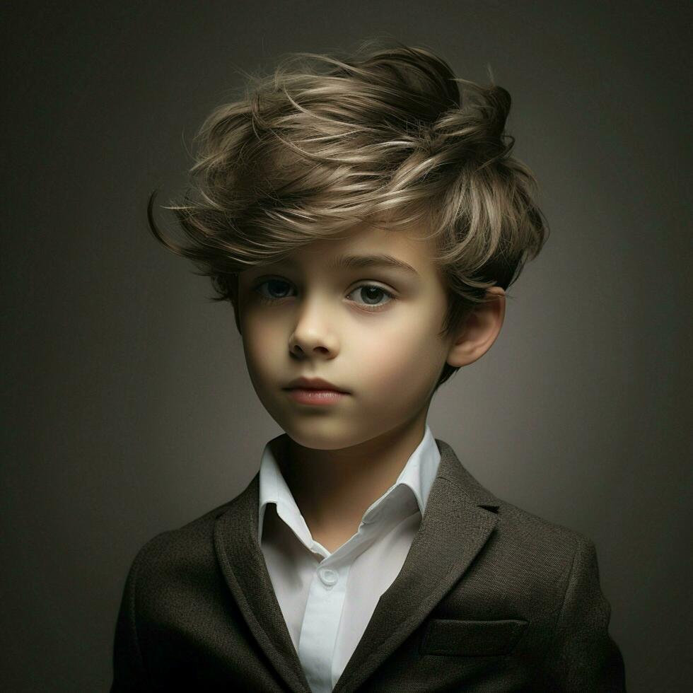 boy hair style photo