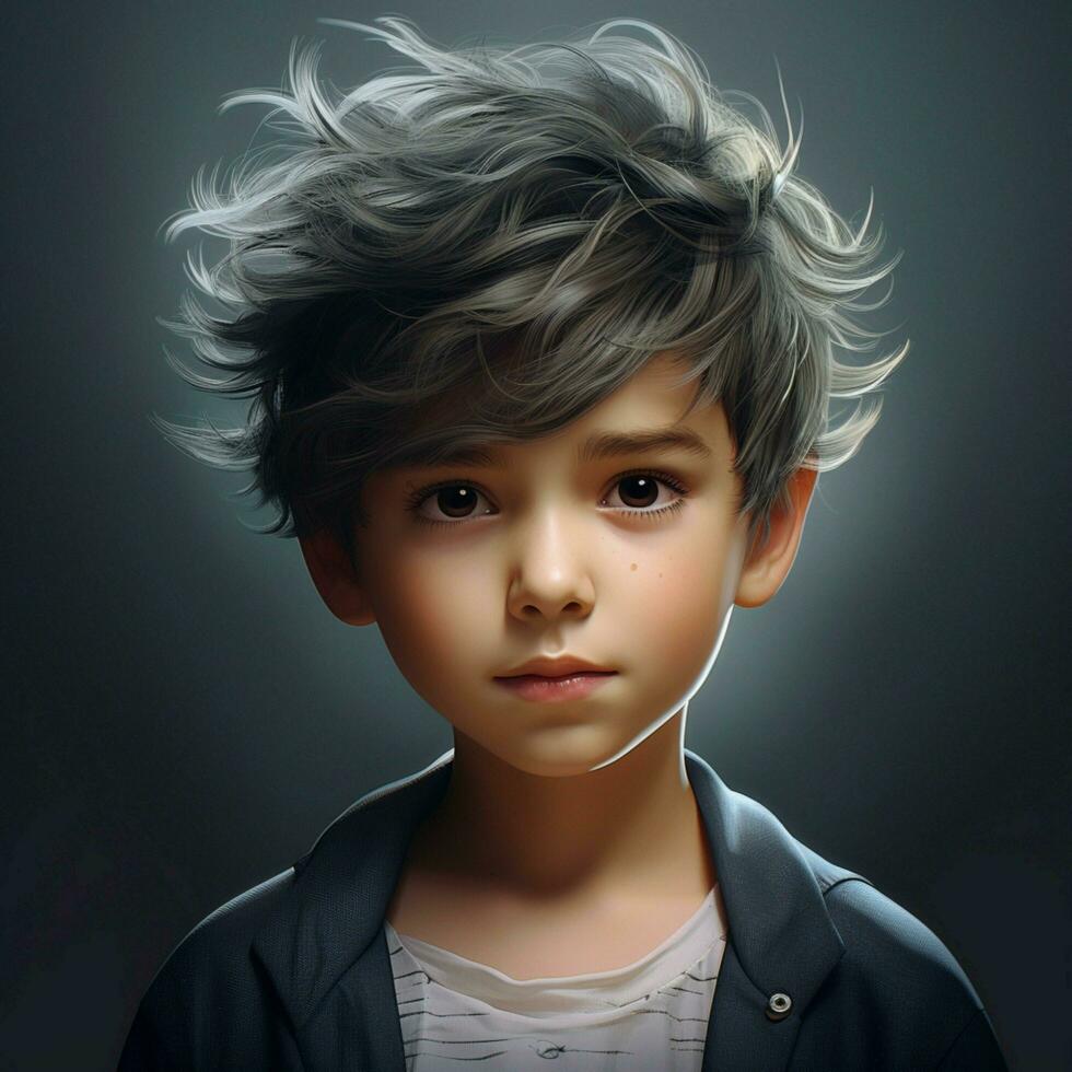 boy hair style photo