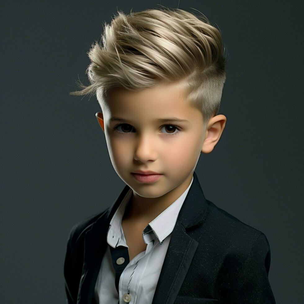 boy hair style photo