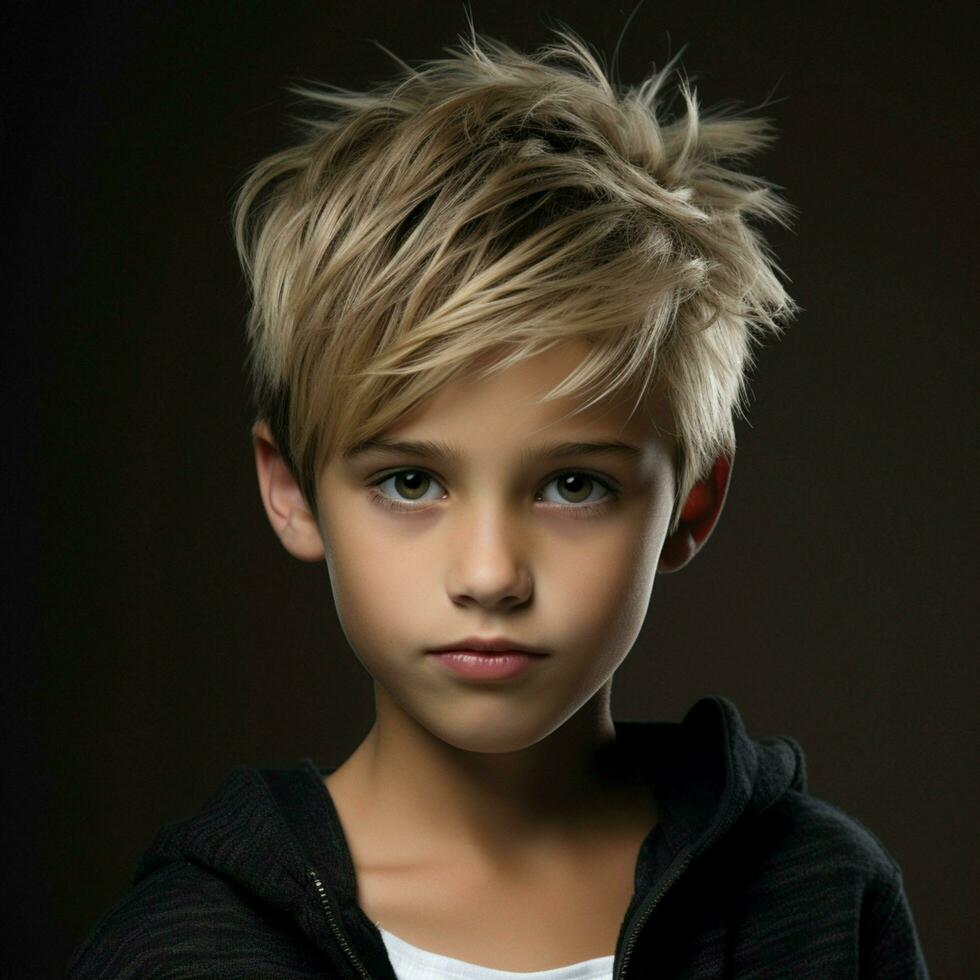 boy hair style photo