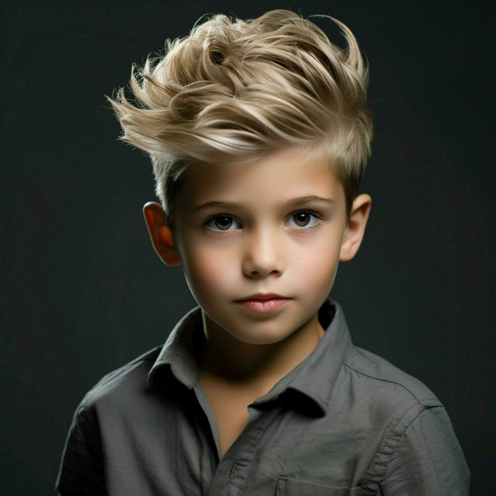 boy hair style photo