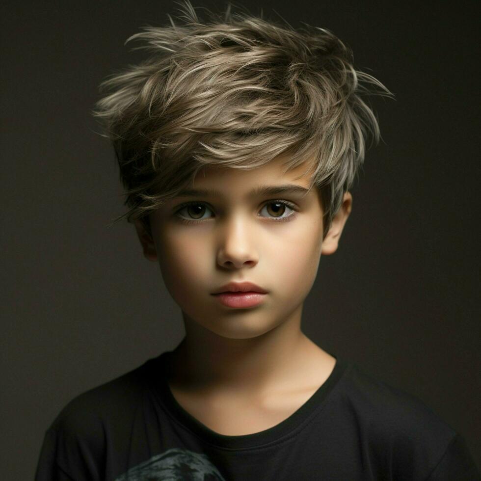 boy hair style photo