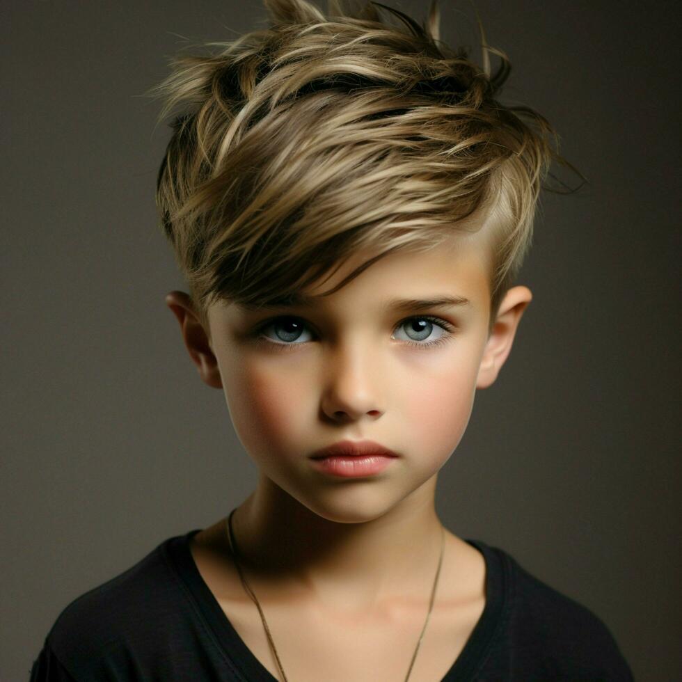 boy hair style photo