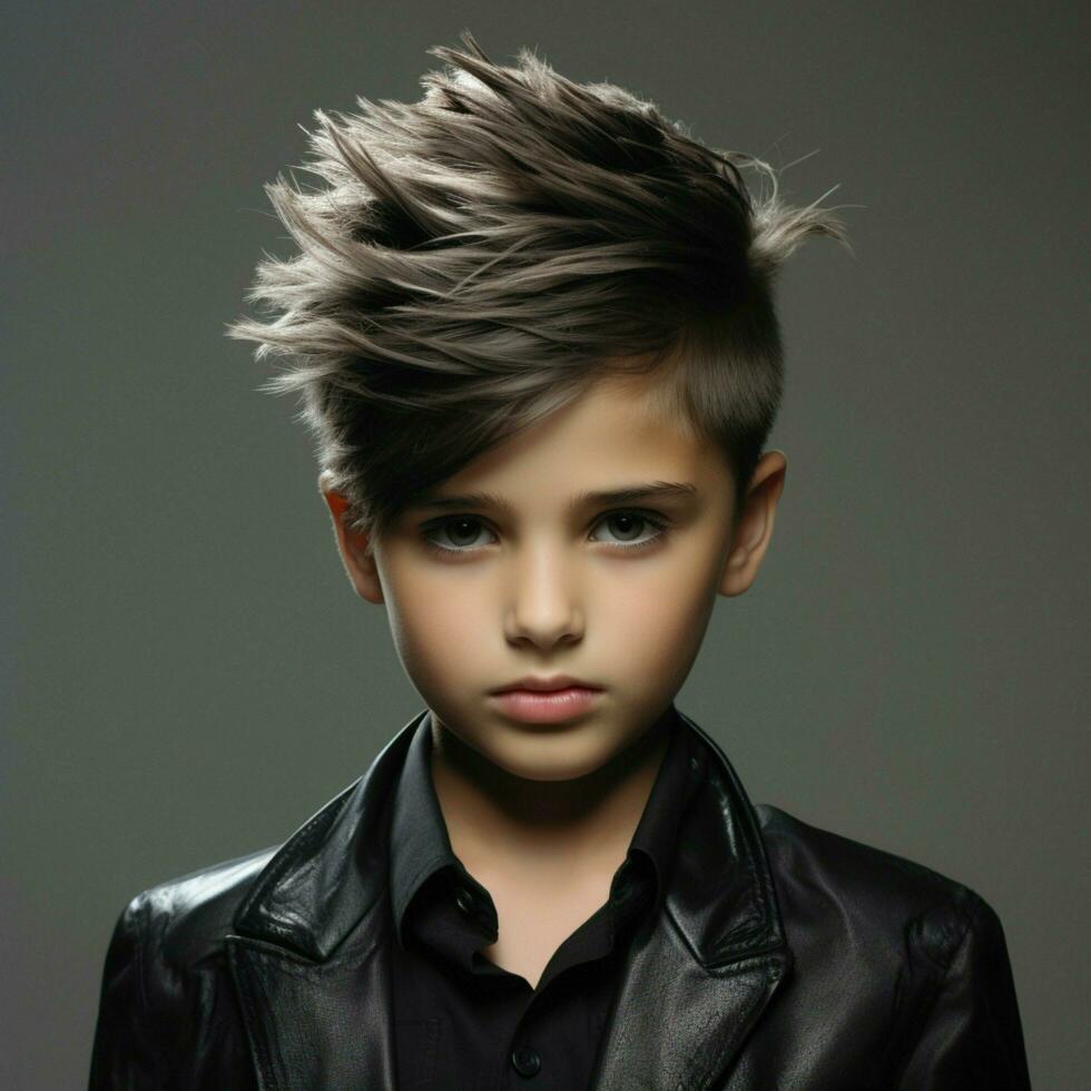 boy hair style photo