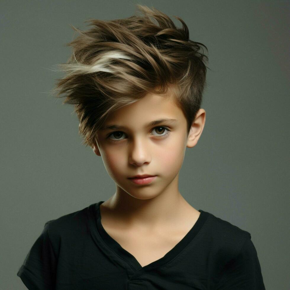 boy hair style photo