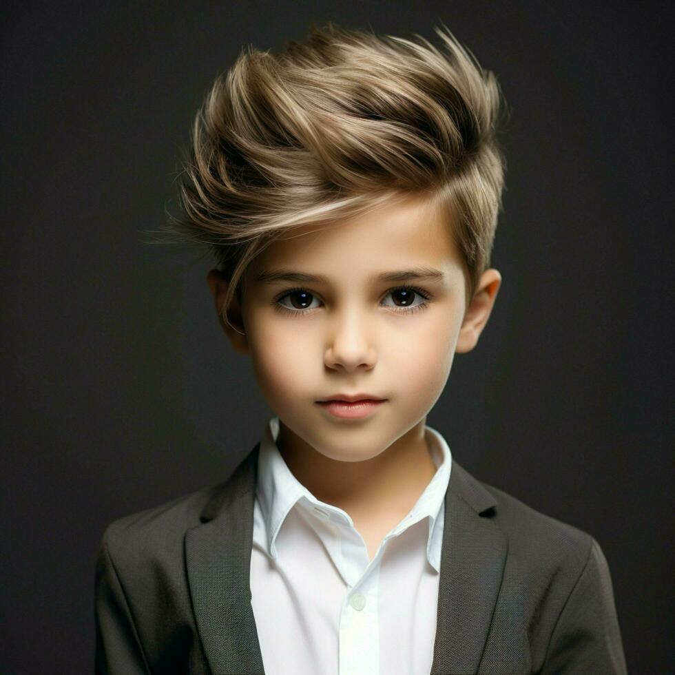 boy hair style photo