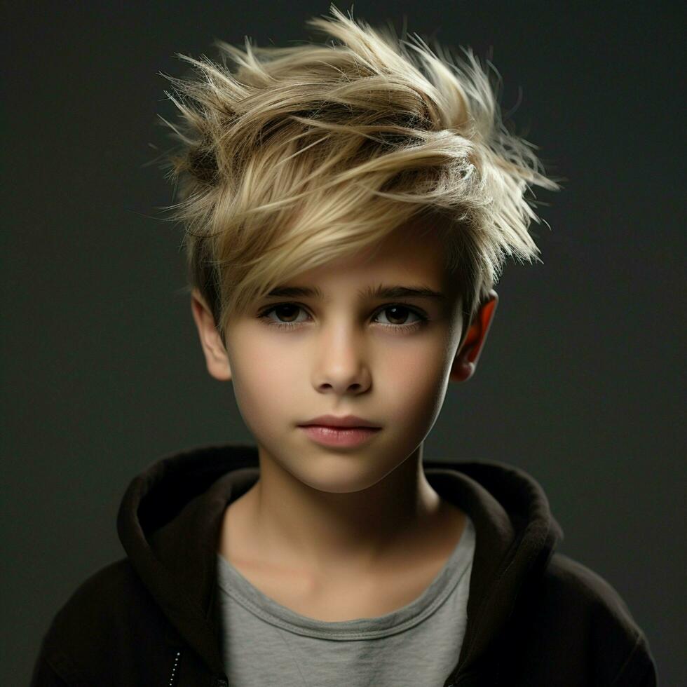 boy hair style photo