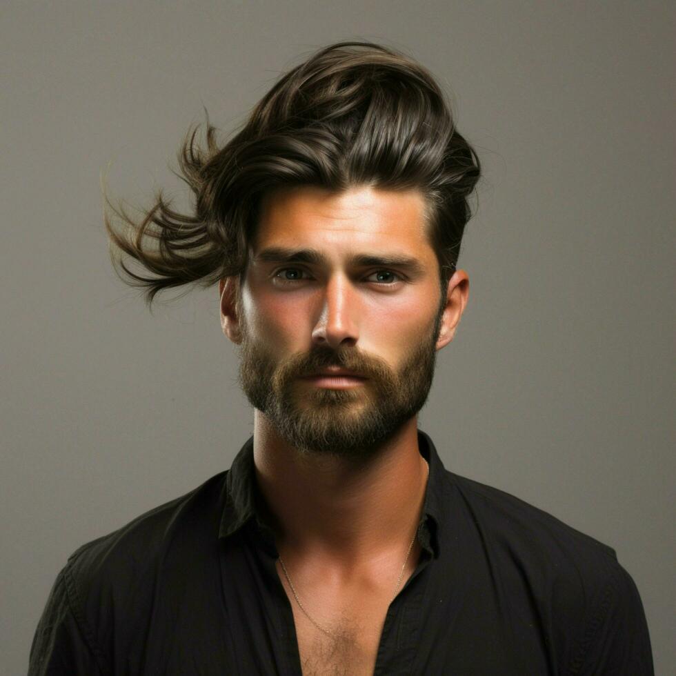 man hair style photo