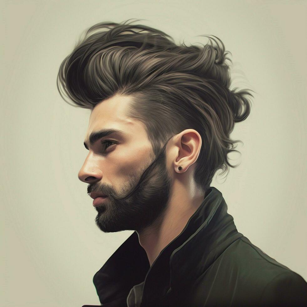 man hair style photo