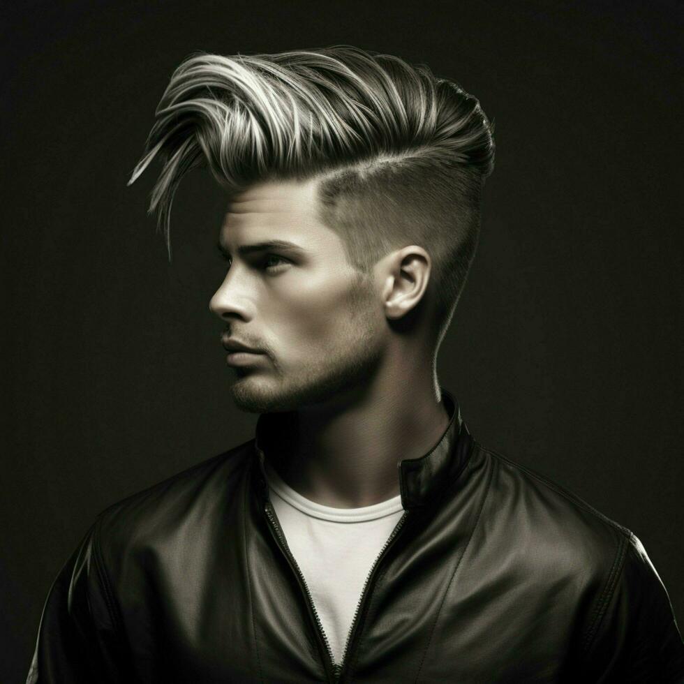 man hair style photo