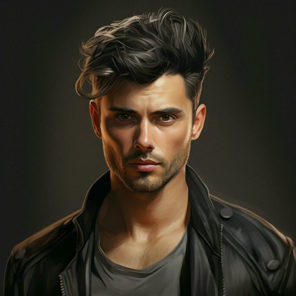 man hair style photo