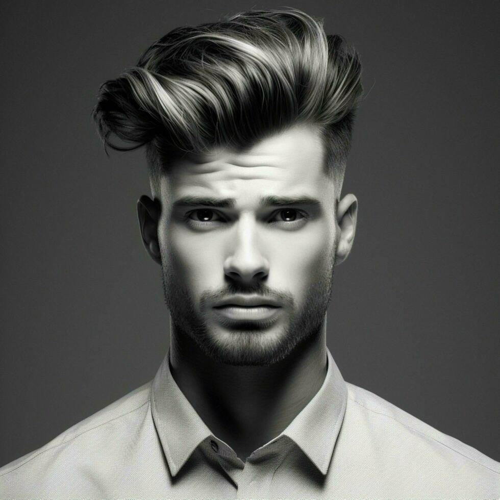 man hair style photo