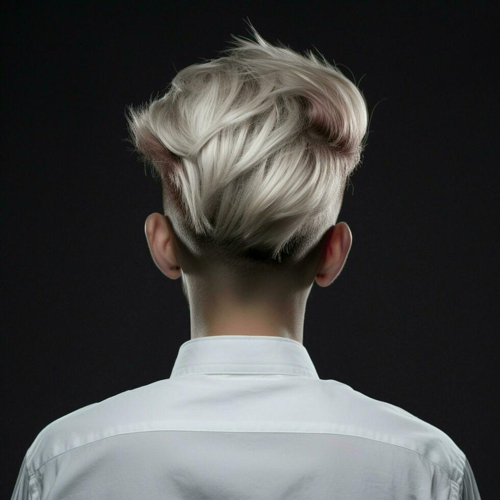 man hair style from back side photo