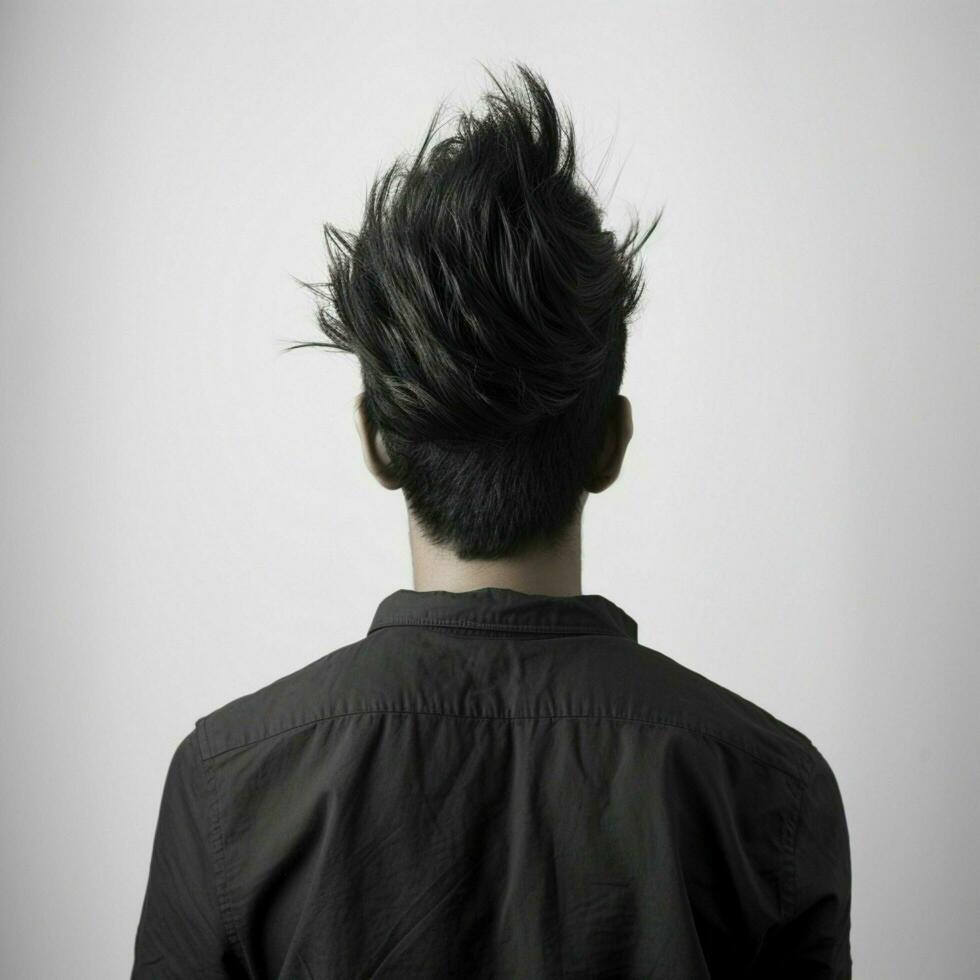 man hair style from back side photo