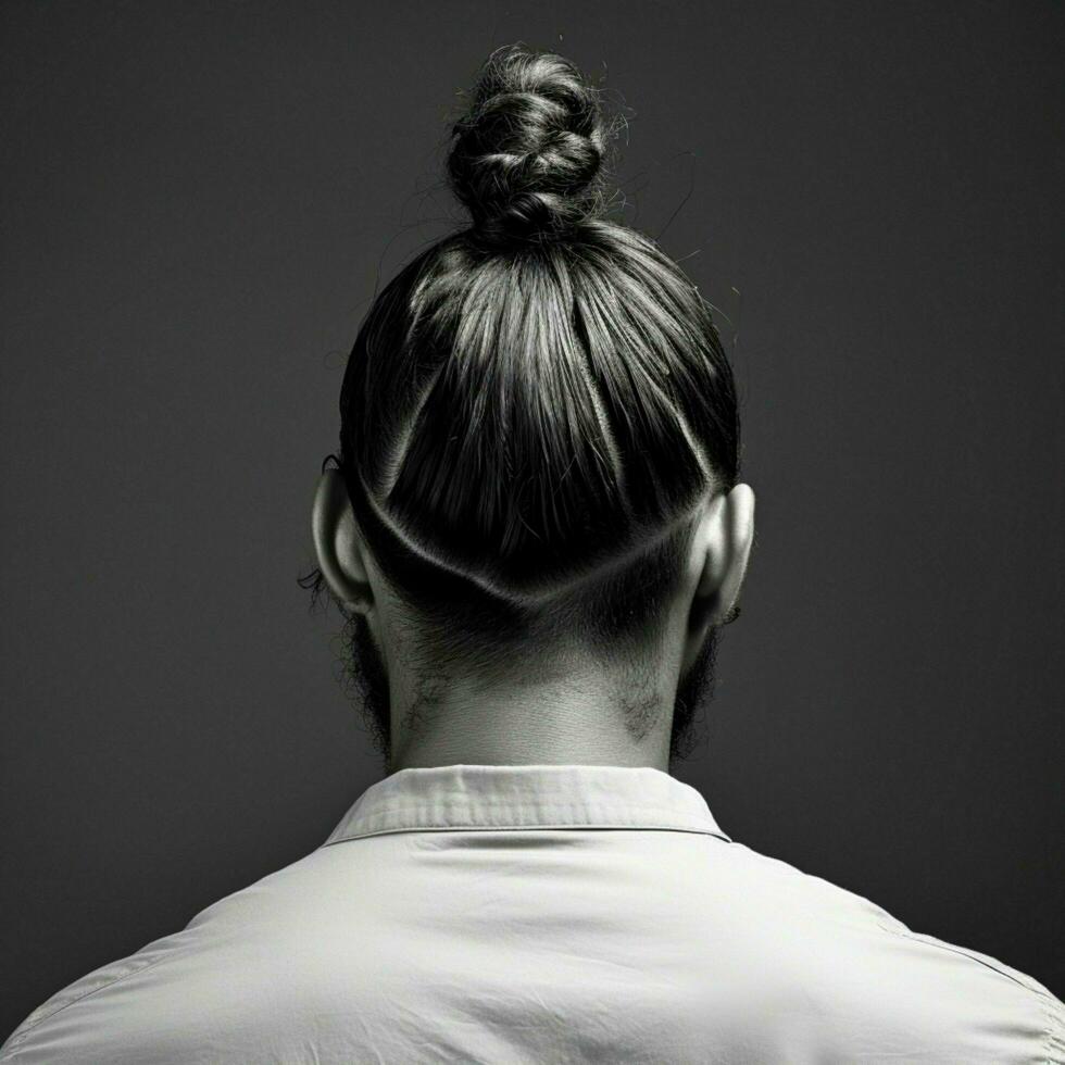 man hair style from back side photo