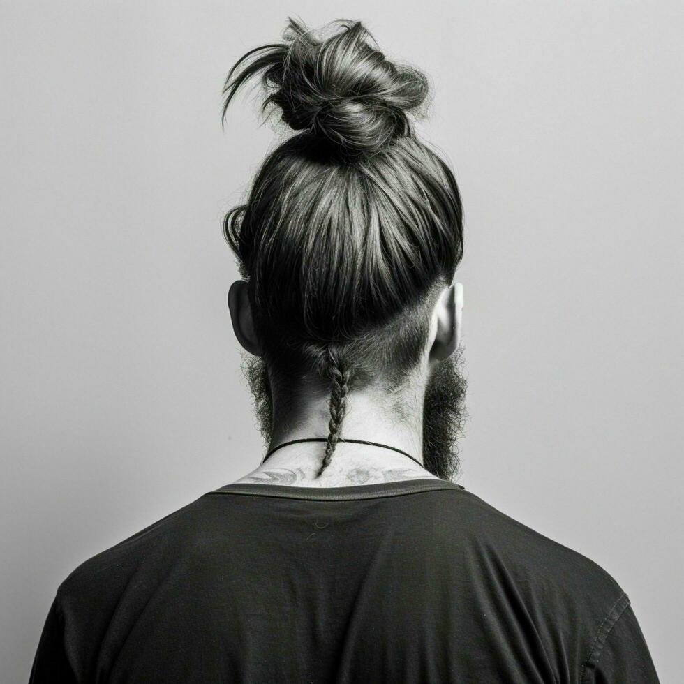 man hair style from back side photo