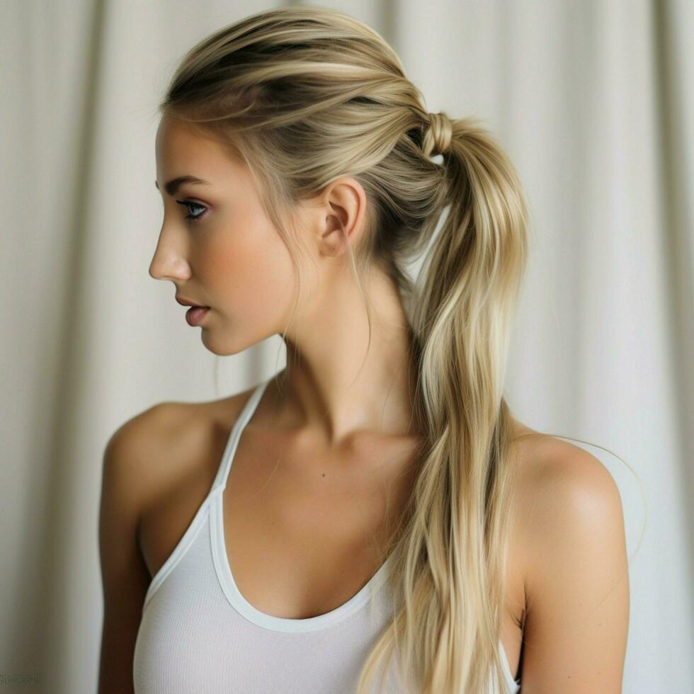 photo of French Braid Ponytail