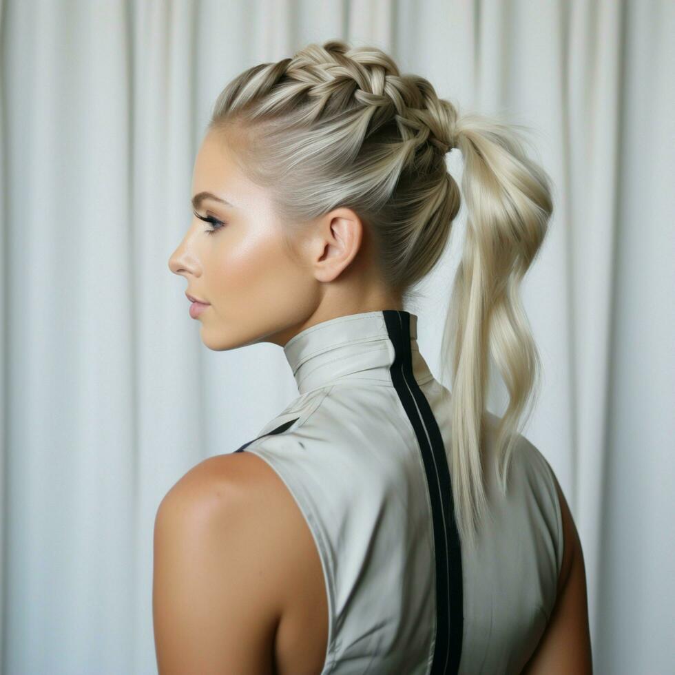 photo of French Braid Ponytail