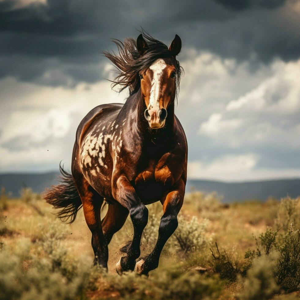 foto de caballo lleno Disparo alto calidad hdr 16k ultra hd