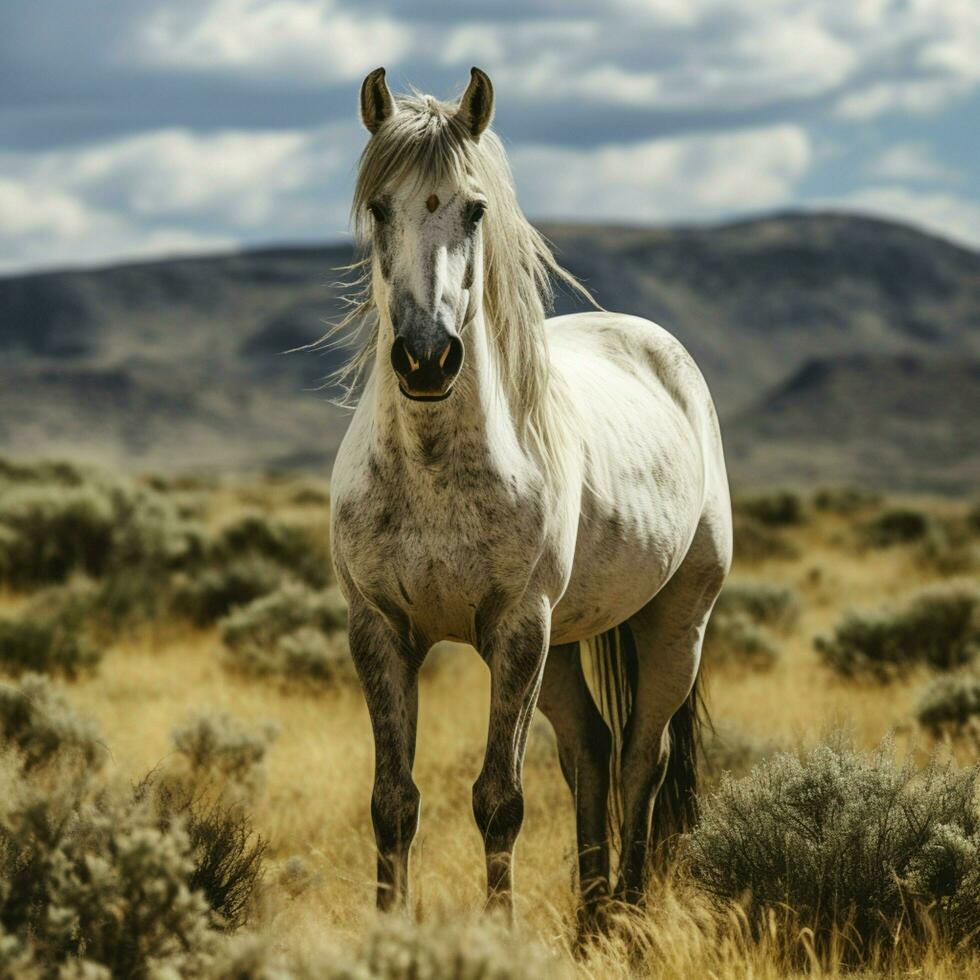 photo of Horse full shot high quality hdr 16k ultra hd