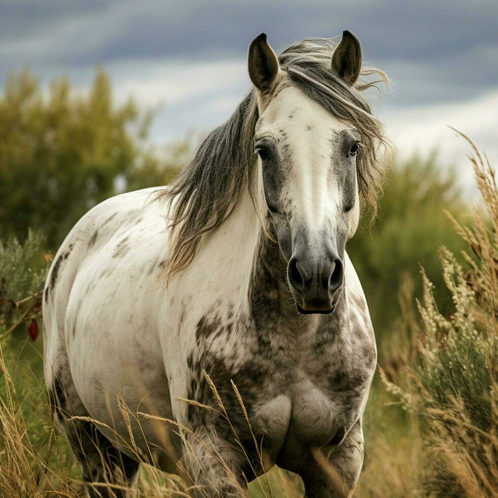 photo of Horse full shot high quality hdr 16k ultra hd